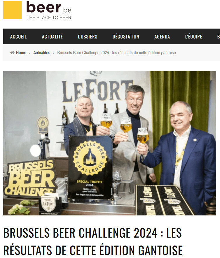 Brussels Beer Challenge 2024 – Les résultats de cette édition gantoise