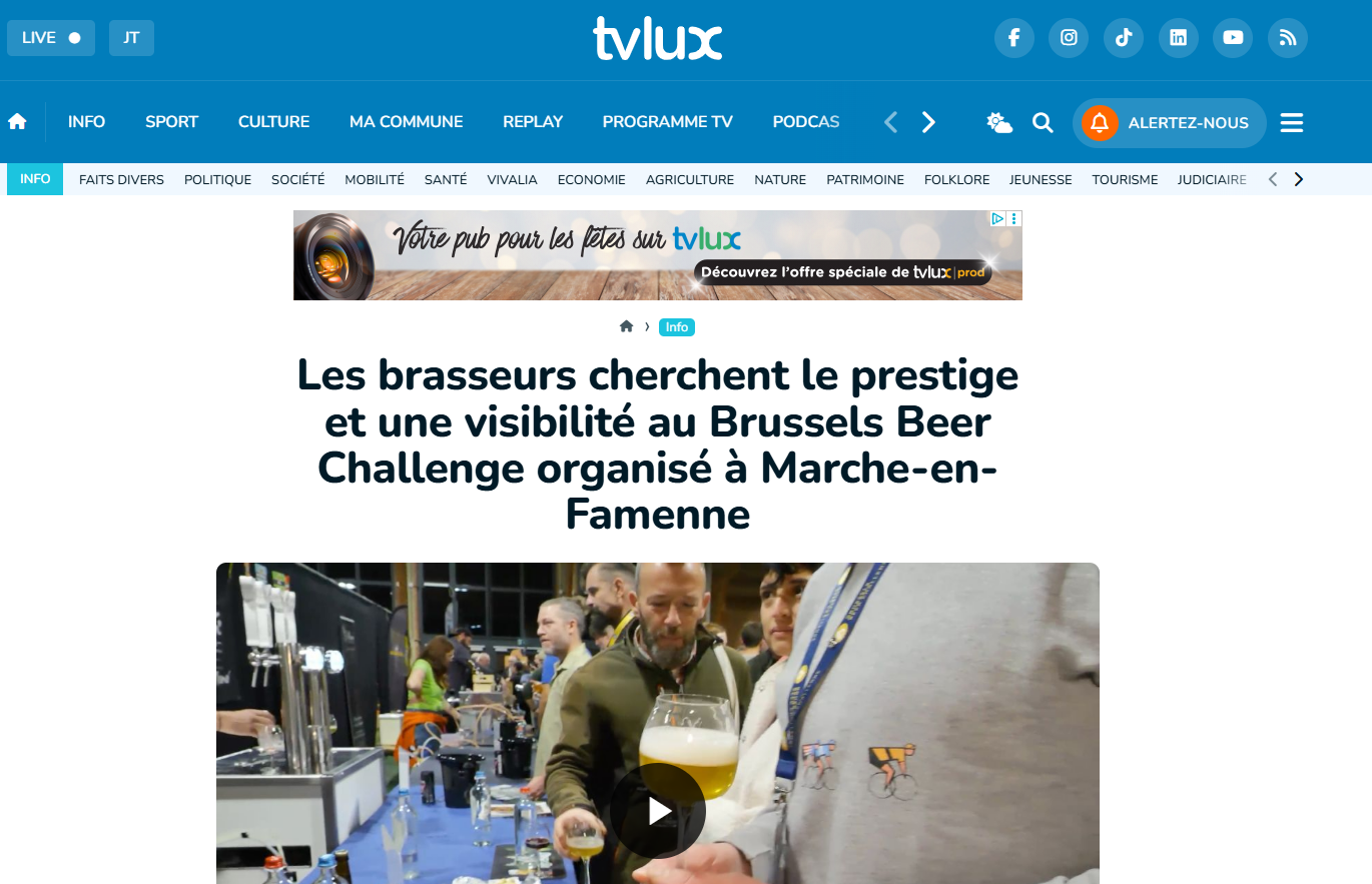 Les brasseurs cherchent le prestige et une visibilité au Brussels Beer Challenge